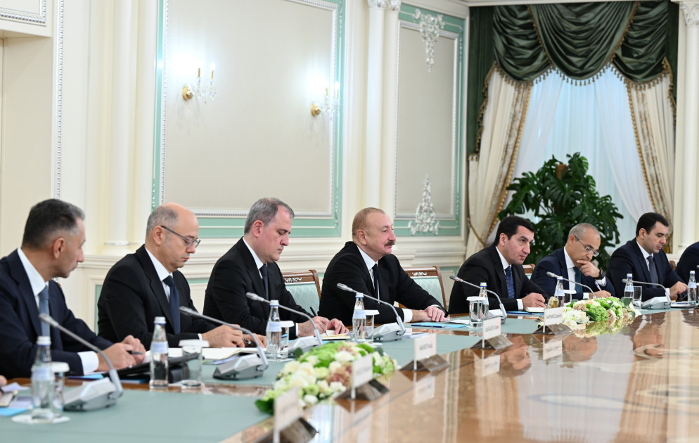 Astanada Azərbaycan-Qazaxıstan Ali Dövlətlərarası Şuranın ikinci iclası keçirilib<font color=red> - FOTOLAR</font>