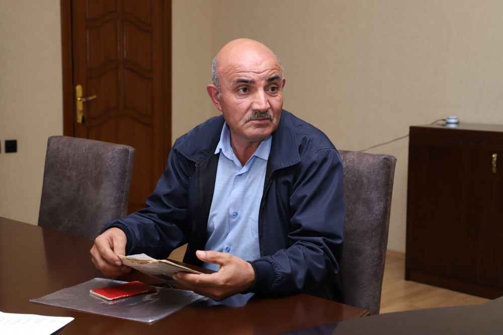 SHXÇDX rəisi Naxçıvanda vətəndaşları qəbul edib<font color=red> - FOTOLAR</font>