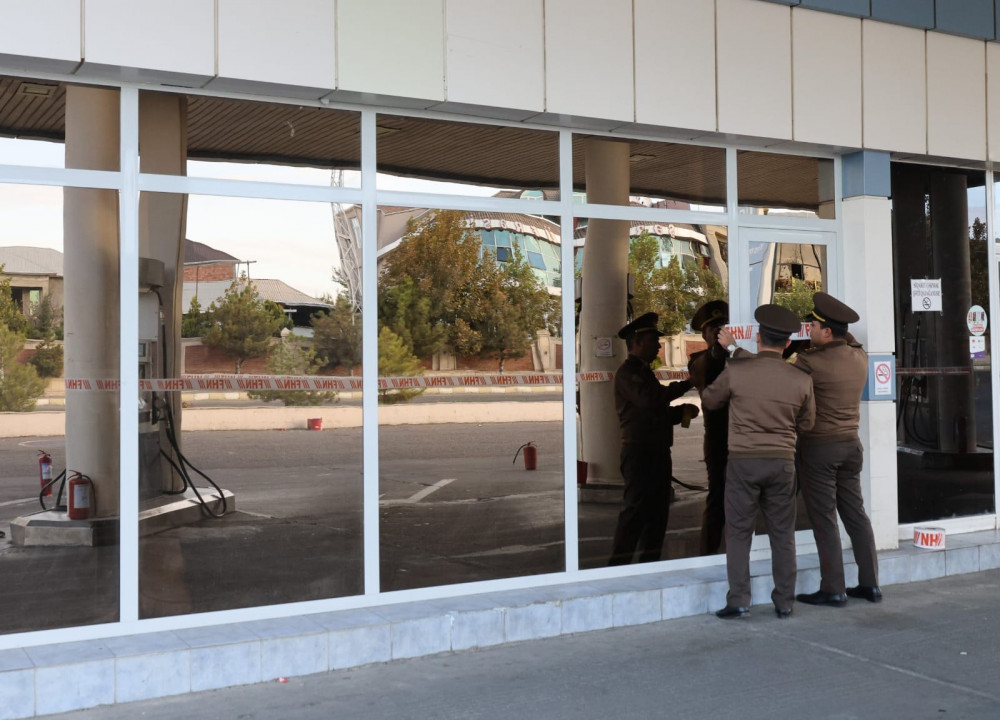 Naxçıvanda yanacaqdoldurma məntəqəsinin fəaliyyəti dayandırılıb<font color=red> - FOTOLAR</font>