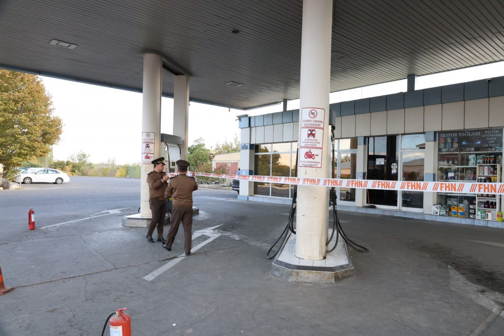 Naxçıvanda yanacaqdoldurma məntəqəsinin fəaliyyəti dayandırılıb<font color=red> - FOTOLAR</font>