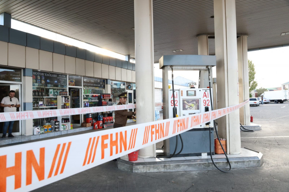 Naxçıvanda yanacaqdoldurma məntəqəsinin fəaliyyəti dayandırılıb<font color=red> - FOTOLAR</font>