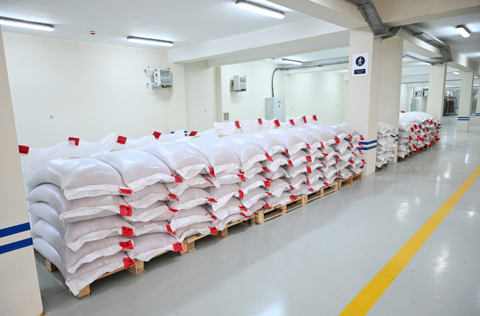 Sabirabad Sənaye Məhəlləsində toxum istehsalı müəssisəsinin fəaliyyəti ilə tanışlıq<font color=red> - FOTOLAR</font>