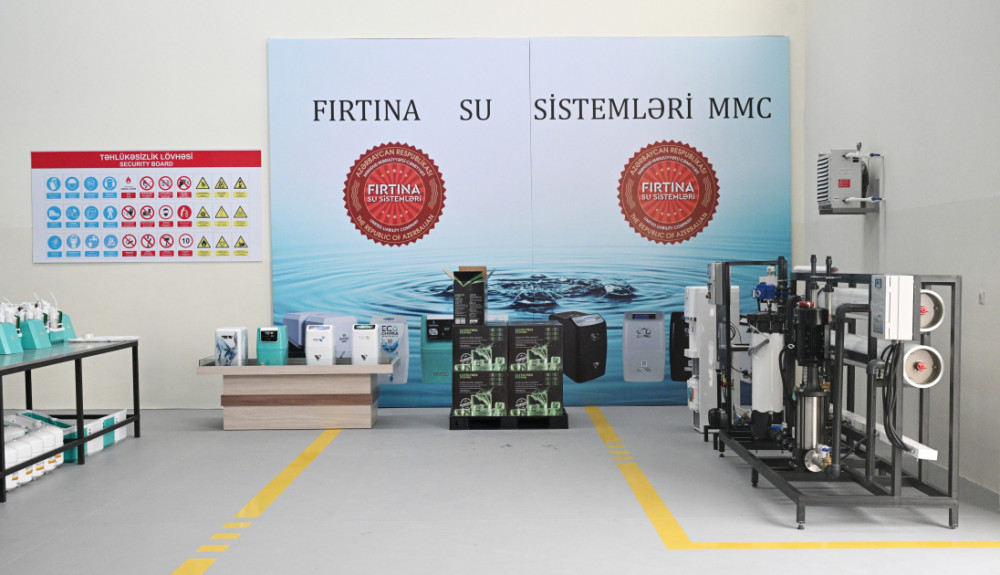 Sabirabadda su filtrlərinin istehsalı müəssisəsinin fəaliyyəti ilə tanışlıq<font color=red> - FOTOLAR</font>