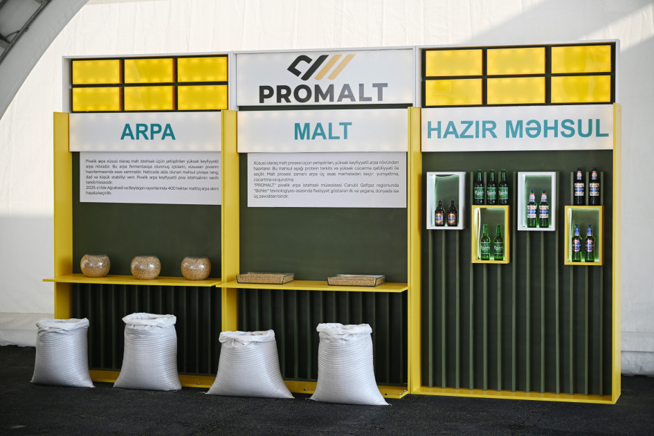 İmişlidə “Promalt” MMC-nin arpa emalı müəssisəsi istifadəyə verilib<font color=red> - FOTOLAR</font>