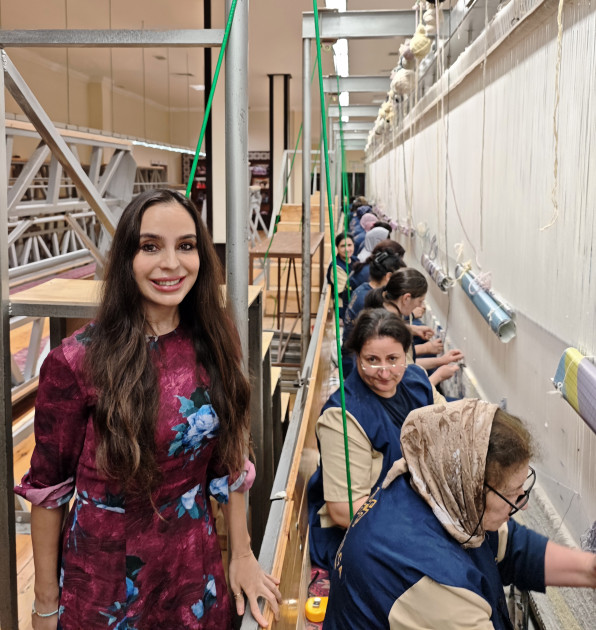 “Azərxalça” ASC Şuşa məscidi üçün dünya xalçaçılıq tarixinin ən böyük dairəvi xalçasını hazırlayır<font color=red> - FOTOLAR</font>