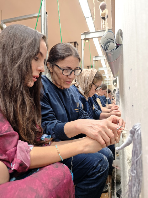 “Azərxalça” ASC Şuşa məscidi üçün dünya xalçaçılıq tarixinin ən böyük dairəvi xalçasını hazırlayır<font color=red> - FOTOLAR</font>