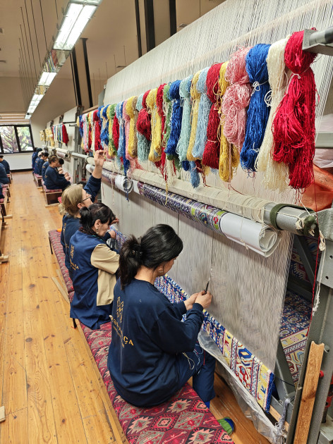 “Azərxalça” ASC Şuşa məscidi üçün dünya xalçaçılıq tarixinin ən böyük dairəvi xalçasını hazırlayır<font color=red> - FOTOLAR</font>