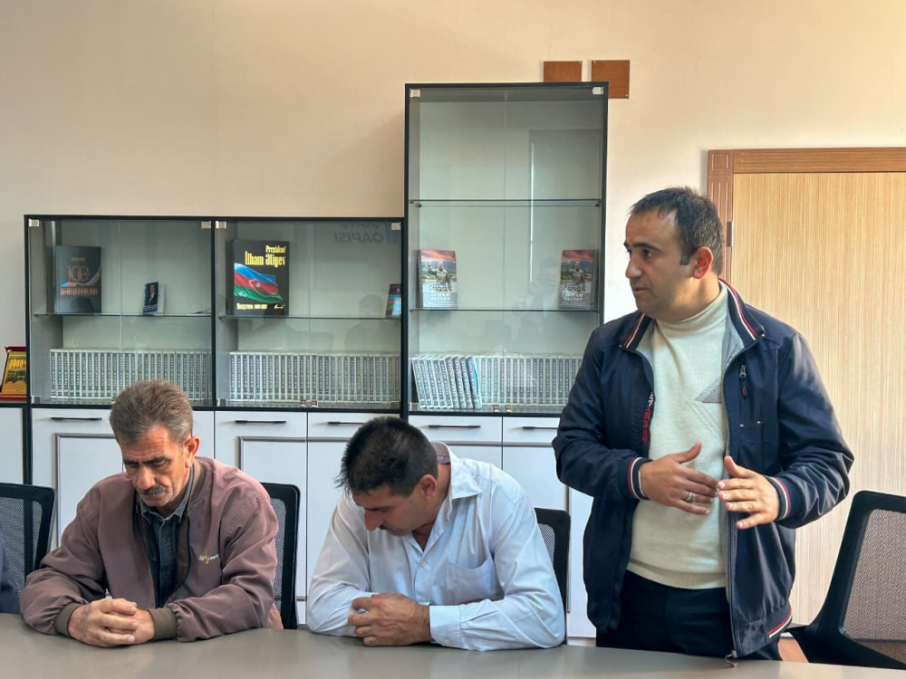 “Naxçıvan Lift Xidməti”nin əməkdaşları üçün əməyin mühafizəsi təlimi keçirilib<font color=red> - FOTOLAR</font>