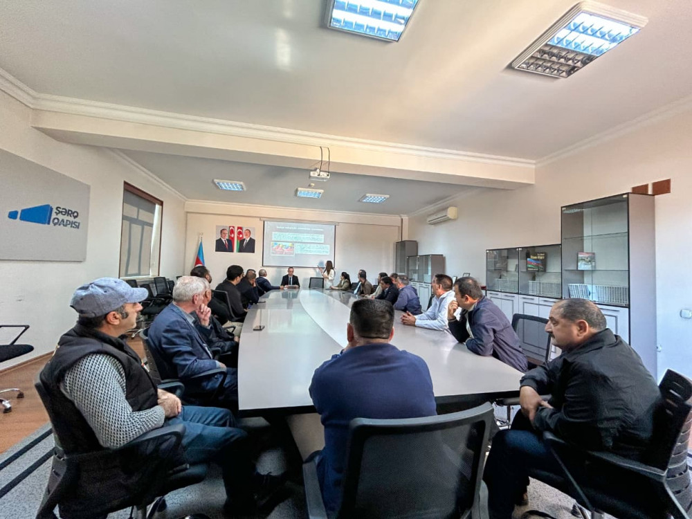 “Naxçıvan Lift Xidməti”nin əməkdaşları üçün əməyin mühafizəsi təlimi keçirilib<font color=red> - FOTOLAR</font>