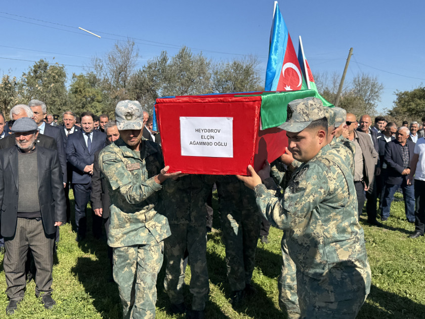 Birinci Qarabağ müharibəsinin itkin şəhidi Elçin Heydərov İmişli rayonunda torpağa tapşırılıb<font color=red> - FOTOLAR</font>