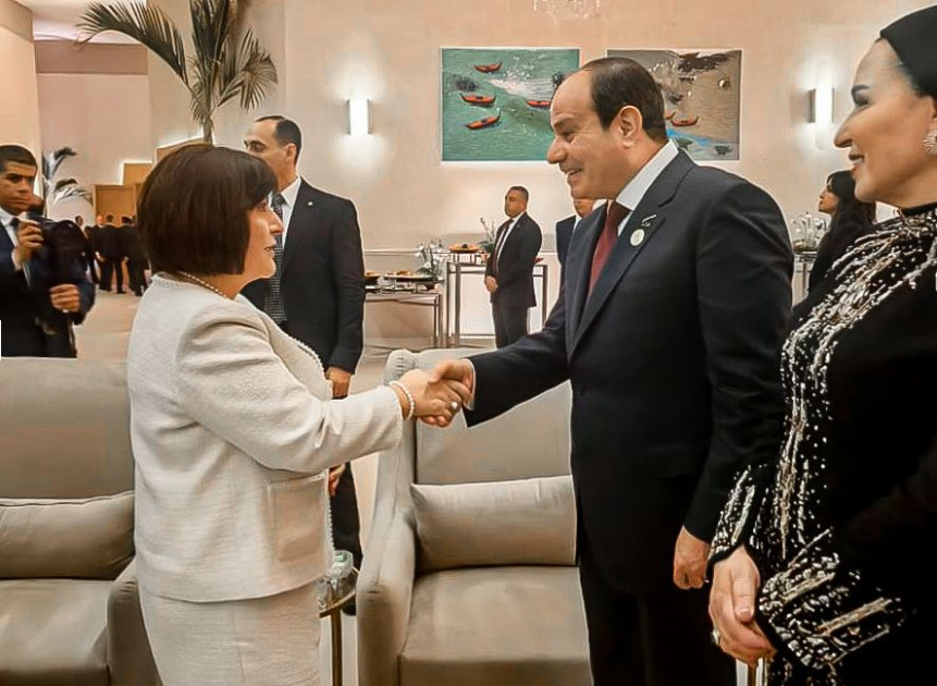 Milli Məclisin sədri Sahibə Qafarova Böyük Misir Muzeyinin açılış mərasimində iştirak edib<font color=red> - FOTOLAR</font>