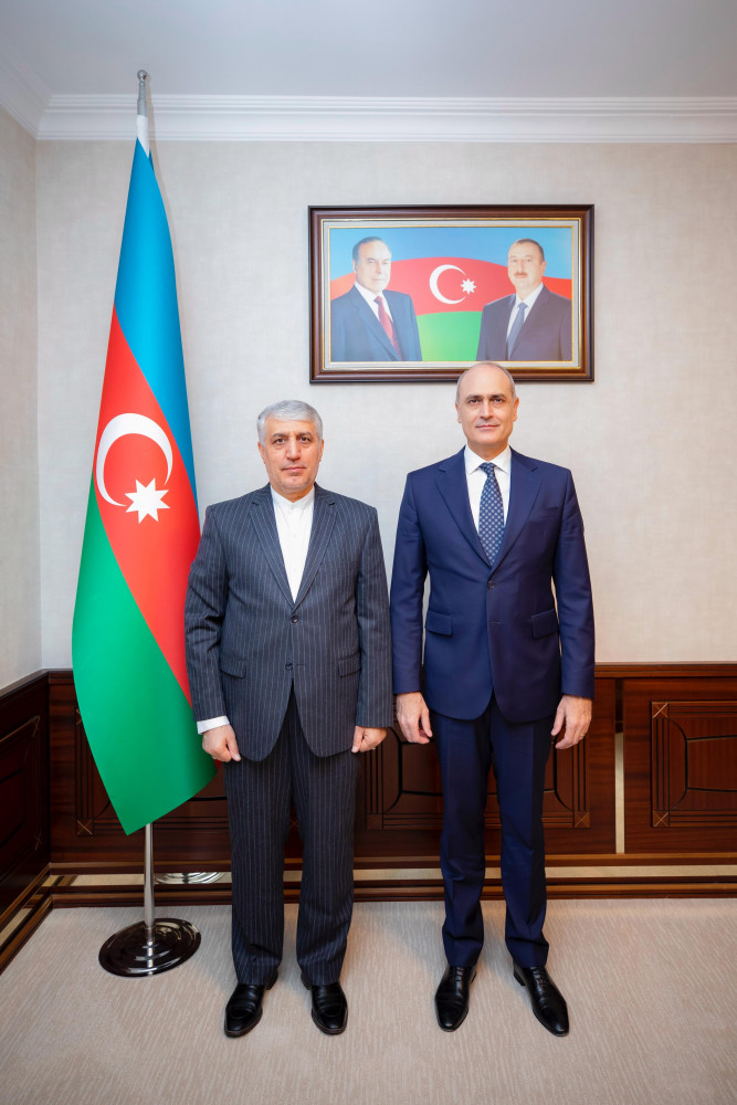 Bəxtiyar Məmmədov İranın Azərbaycanda fövqəladə və səlahiyyətli səfiri ilə görüşüb<font color=red> - FOTOLAR</font>