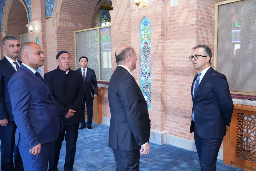 Ramin Məmmədov Ordubadda "Cümə" və "Sərşəhər" məscidlərini ziyarət edib<font color=red> - FOTOLAR</font>