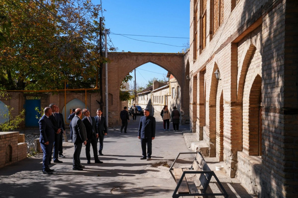 Ramin Məmmədov Ordubadda "Cümə" və "Sərşəhər" məscidlərini ziyarət edib<font color=red> - FOTOLAR</font>