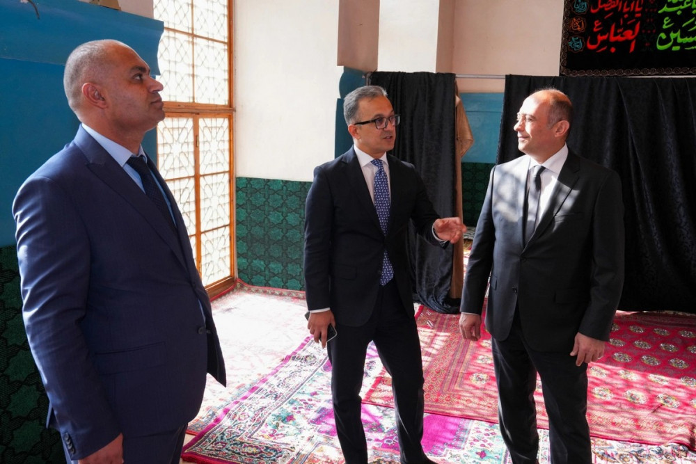 Ramin Məmmədov Ordubadda "Cümə" və "Sərşəhər" məscidlərini ziyarət edib<font color=red> - FOTOLAR</font>
