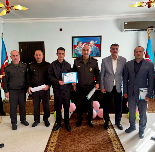 Naxçıvanda məhkumlar arasında intellektual oyun keçirilib<font color=red> - FOTOLAR</font>