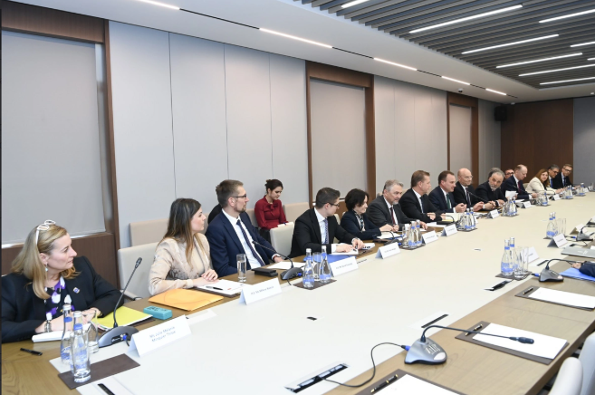 Ceyhun Bayramov NATO nümayəndə heyəti ilə görüşüb<font color=red> - FOTOLAR</font>