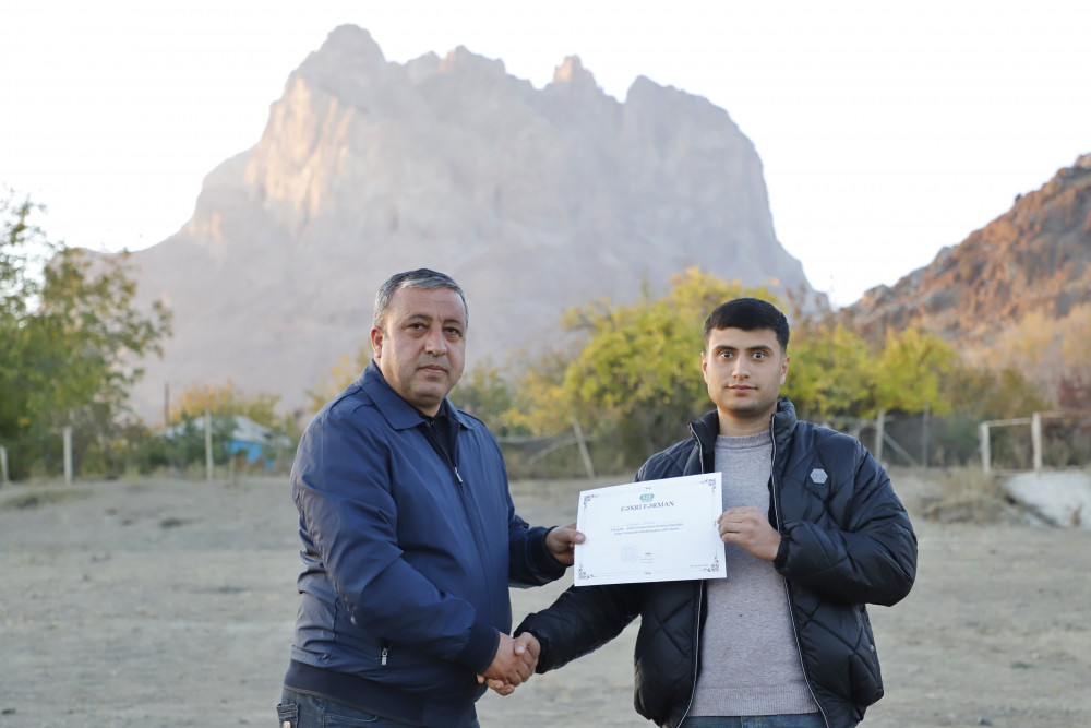 Naxçıvanda Zəfər Günü münasibətilə Hacadağa zirvə yürüşü təşkil olunub<font color=red> - FOTOLAR</font>