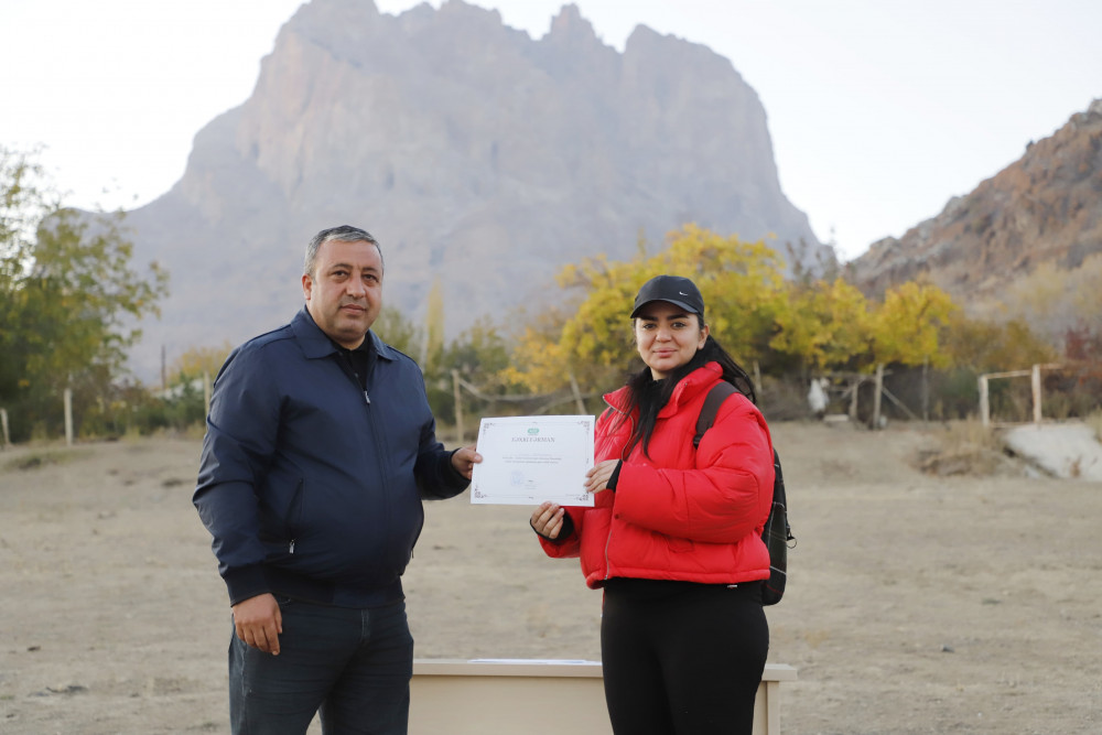 Naxçıvanda Zəfər Günü münasibətilə Hacadağa zirvə yürüşü təşkil olunub<font color=red> - FOTOLAR</font>