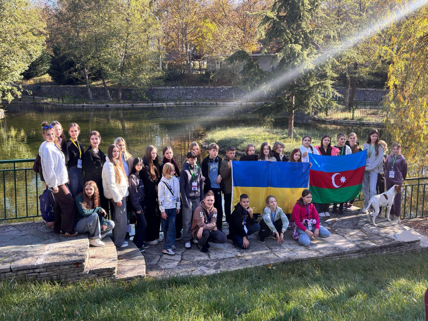 Ölkəmizə gətirilmiş daha bir qrup ukraynalı uşağın reabilitasiya prosesi başa çatıb<font color=red> - FOTOLAR</font>