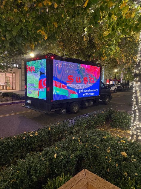 ABŞ-ın müxtəlif şəhərlərində Zəfər Günü ilə bağlı məlumatlandırma kampaniyası keçirilir<font color=red> - FOTOLAR</font>