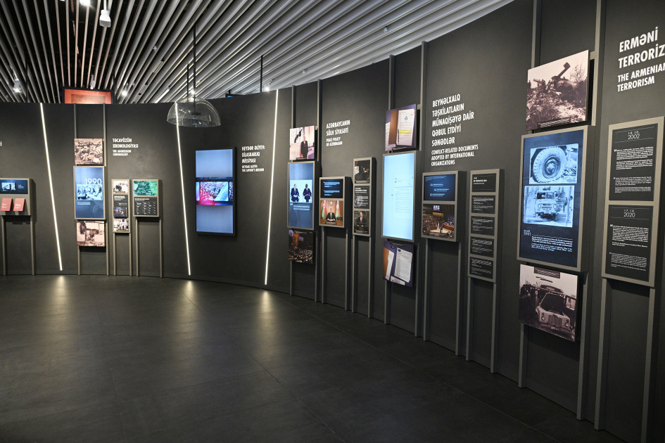 Bakıda Zəfər muzeyinin açılışı olub Prezident İlham Əliyev və birinci xanım Mehriban Əliyeva tədbirdə iştirak ediblər<font color=red> - FOTOLAR</font>