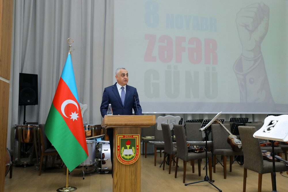 Naxçıvan Hərbi Kollecində “Zəfər Günü – əbədi qürurumuz” adlı tədbir keçirilib<font color=red> - FOTOLAR</font>