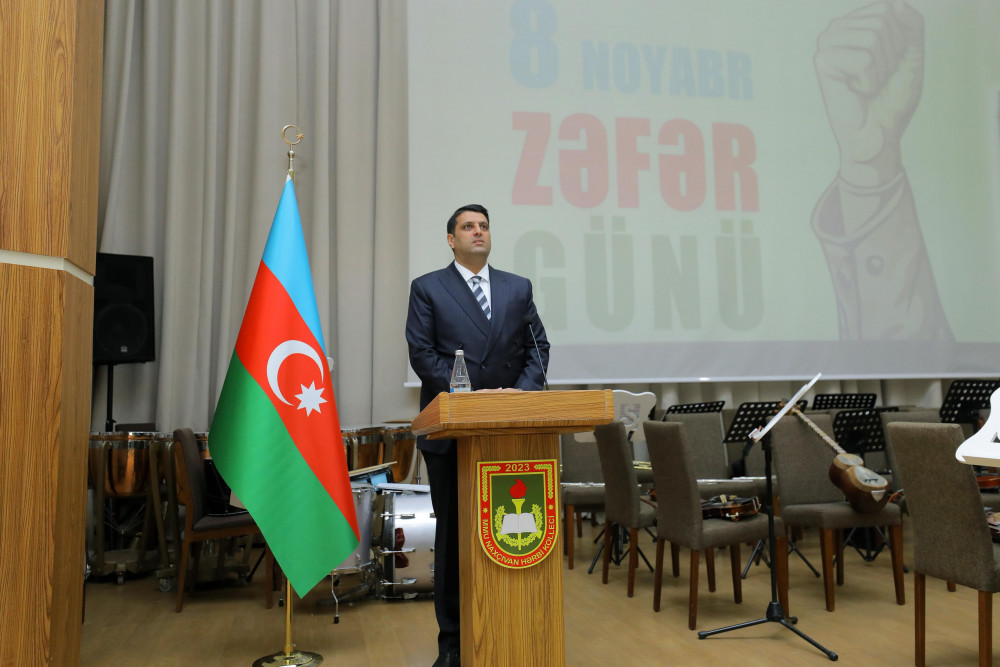Naxçıvan Hərbi Kollecində “Zəfər Günü – əbədi qürurumuz” adlı tədbir keçirilib<font color=red> - FOTOLAR</font>