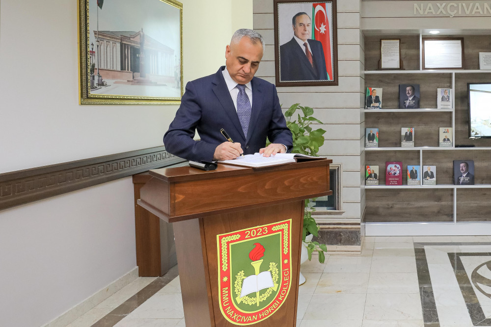 Naxçıvan Hərbi Kollecində “Zəfər Günü – əbədi qürurumuz” adlı tədbir keçirilib<font color=red> - FOTOLAR</font>