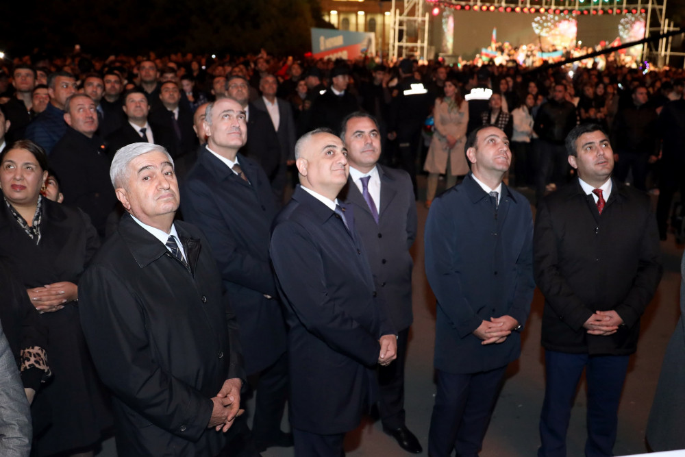 Naxçıvanda Zəfərin 5-ci ildönümü böyük coşqu ilə qeyd edilib<font color=red> - FOTOLAR</font>