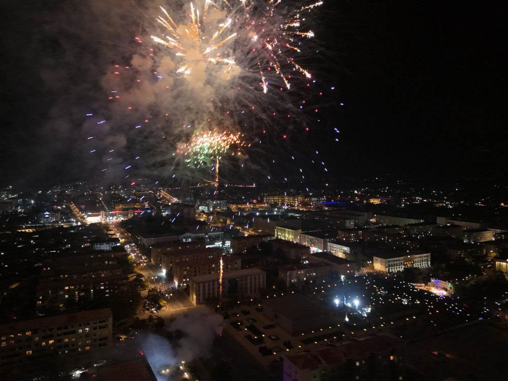 Naxçıvanda Zəfərin 5-ci ildönümü böyük coşqu ilə qeyd edilib<font color=red> - FOTOLAR</font>