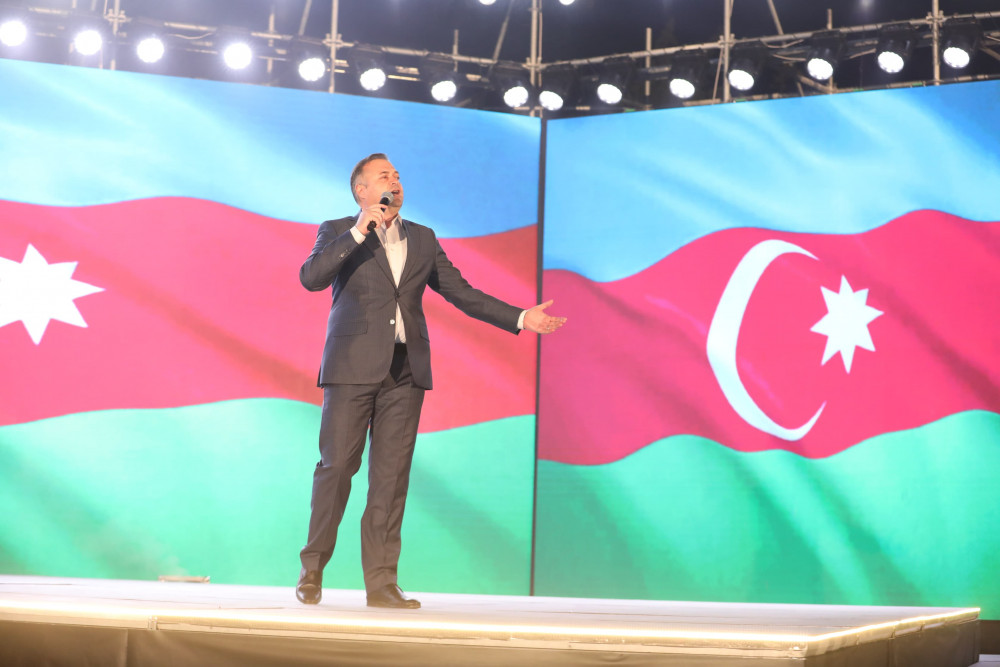 Naxçıvanda Zəfərin 5-ci ildönümü böyük coşqu ilə qeyd edilib<font color=red> - FOTOLAR</font>