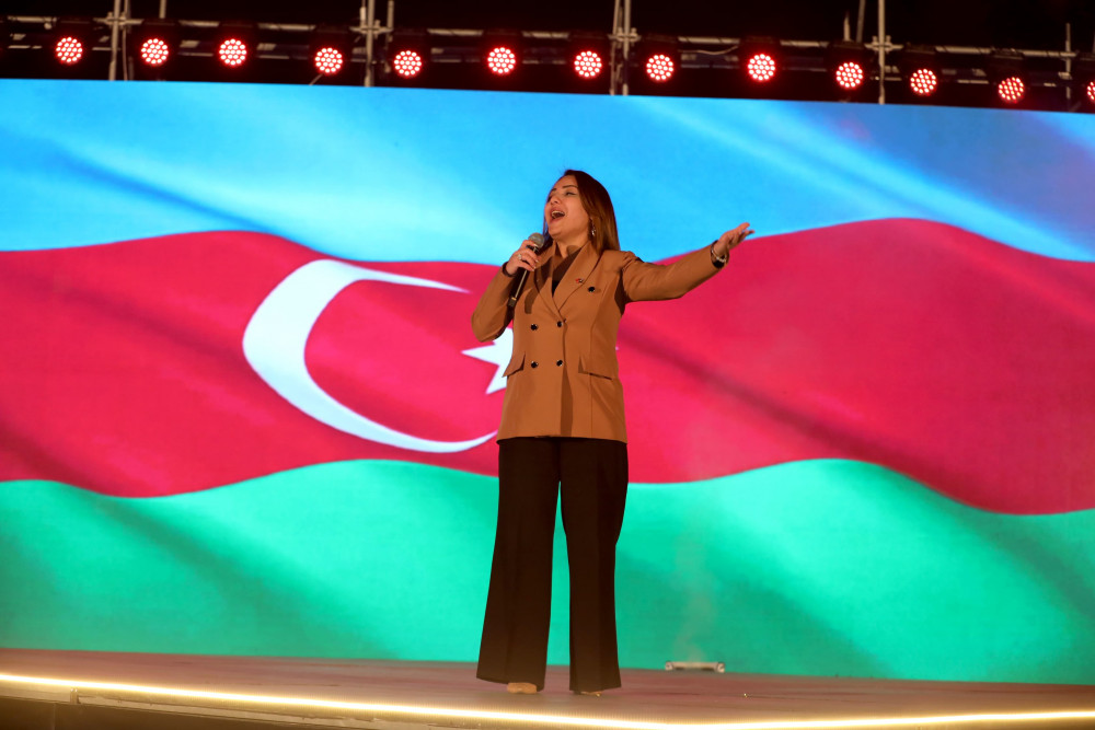 Naxçıvanda Zəfərin 5-ci ildönümü böyük coşqu ilə qeyd edilib<font color=red> - FOTOLAR</font>