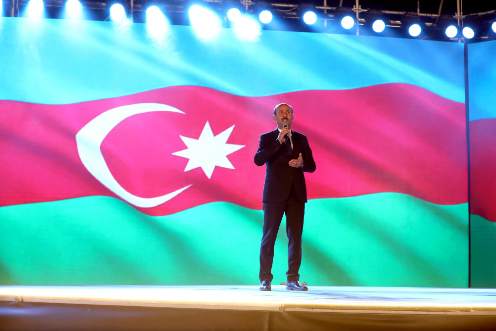 Naxçıvanda Zəfərin 5-ci ildönümü böyük coşqu ilə qeyd edilib<font color=red> - FOTOLAR</font>