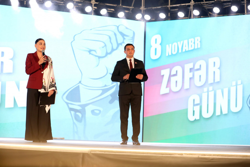 Naxçıvanda Zəfərin 5-ci ildönümü böyük coşqu ilə qeyd edilib<font color=red> - FOTOLAR</font>