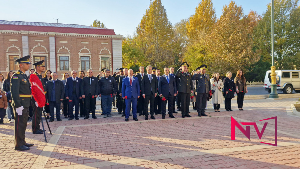 Naxçıvanda Atatürkün xatirəsi anılıb <font color=red> - FOTOLAR</font>