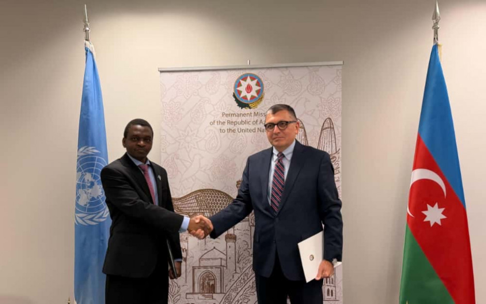 Azərbaycan və Botsvana arasında diplomatik münasibətlərin qurulması ilə bağlı Birgə Kommünike imzalanıb<font color=red> - FOTOLAR</font>