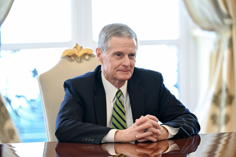 Prezident İlham Əliyev ABŞ-ın İsa Məsihin Sonuncu Gün Müqəddəsləri Kilsəsinin nümayəndə heyətini qəbul edib<font color=red> - FOTOLAR</font>