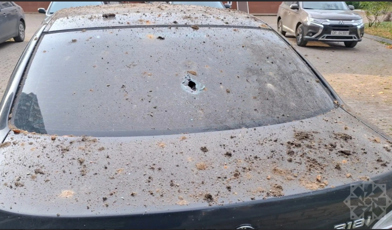 Kiyevə raket hücumu zamanı Azərbaycanın Ukraynadakı səfirliyinə ciddi ziyan dəyib<font color=red> - FOTOLAR</font>