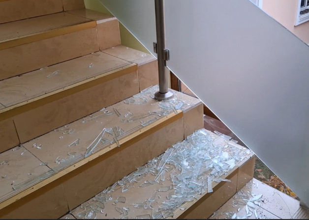 Kiyevə raket hücumu zamanı Azərbaycanın Ukraynadakı səfirliyinə ciddi ziyan dəyib<font color=red> - FOTOLAR</font>