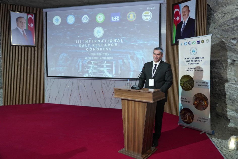 Naxçıvanda “III Beynəlxalq Duzdağ Araşdırmaları Konqresi” keçirilib<font color=red> - FOTOLAR</font>