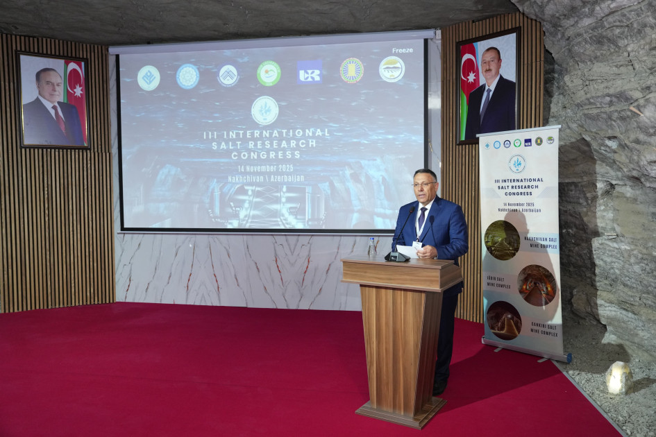 Naxçıvanda “III Beynəlxalq Duzdağ Araşdırmaları Konqresi” keçirilib<font color=red> - FOTOLAR</font>