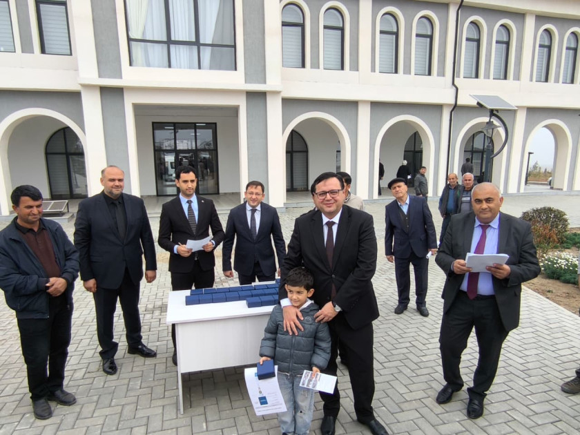 Böyük Qayıdış: Ağdamın Xıdırlı kəndində daha 50 ailəyə mənzillərin açarları təqdim olunub<font color=red> - FOTOLAR</font>