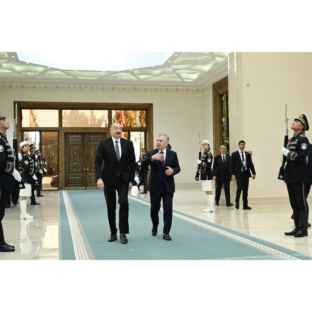 Daşkənddə Azərbaycan Prezidenti İlham Əliyevin Özbəkistan Prezidenti ilə təkbətək görüşü olub<font color='red'> - YENİLƏNİB</font><font color=red> - FOTOLAR</font>