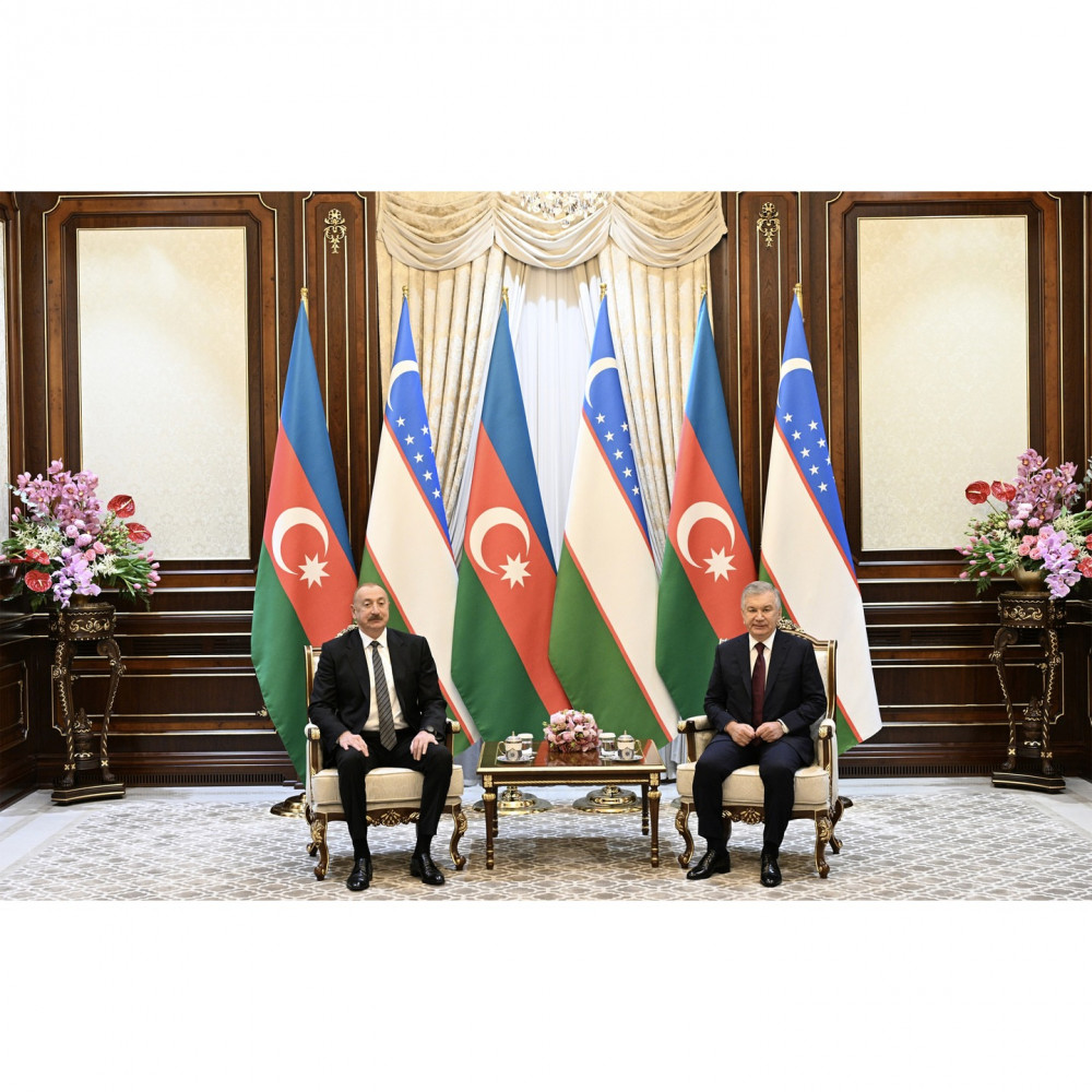 Daşkənddə Azərbaycan Prezidenti İlham Əliyevin Özbəkistan Prezidenti ilə təkbətək görüşü olub<font color='red'> - YENİLƏNİB</font><font color=red> - FOTOLAR</font>