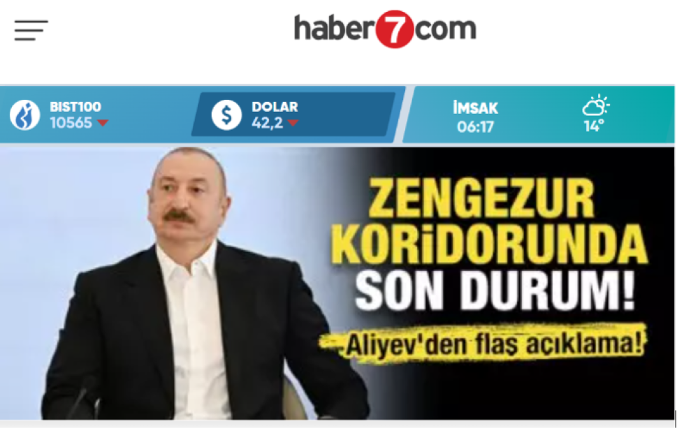 Türkiyə mediası Prezident İlham Əliyevin Mərkəzi Asiya Dövlət Başçılarının Məşvərət Görüşündə iştirakını geniş işıqlandırır<font color=red> - FOTOLAR</font>