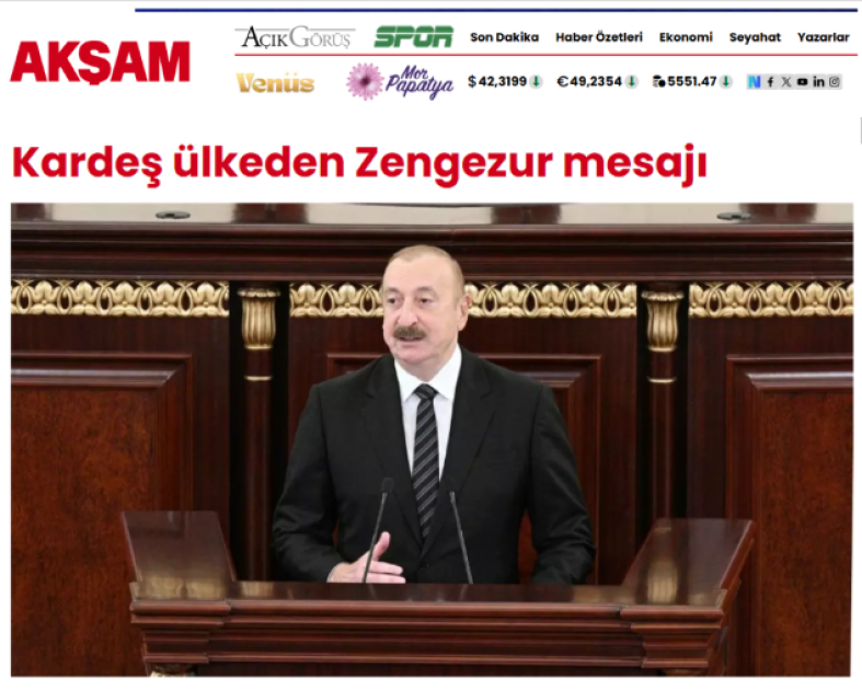 Türkiyə mediası Prezident İlham Əliyevin Mərkəzi Asiya Dövlət Başçılarının Məşvərət Görüşündə iştirakını geniş işıqlandırır<font color=red> - FOTOLAR</font>