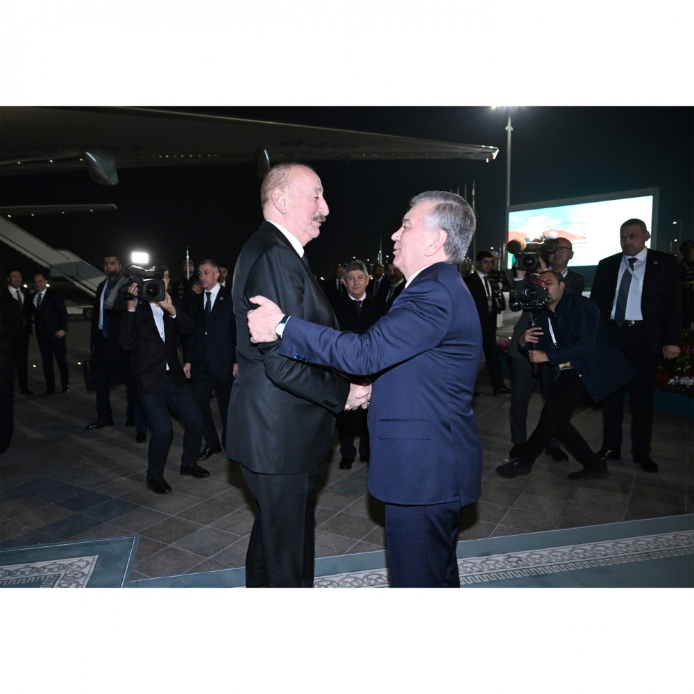 Prezident İlham Əliyevin Özbəkistana səfəri başa çatıb<font color=red> - FOTOLAR</font>