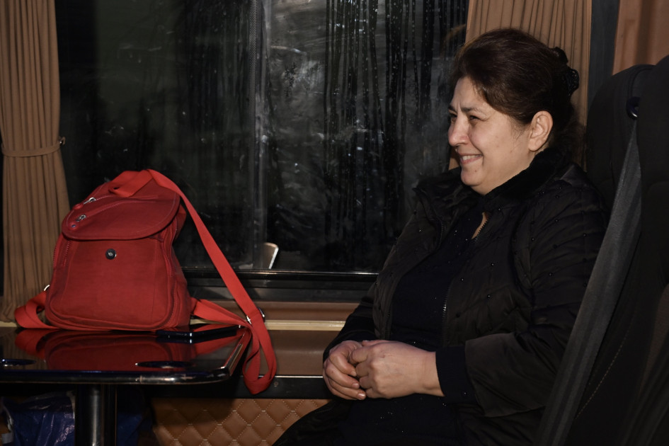 Cəbrayıl rayonunun Horovlu kəndinə növbəti köç karvanı yola salınıb<font color=red> - FOTOLAR</font>