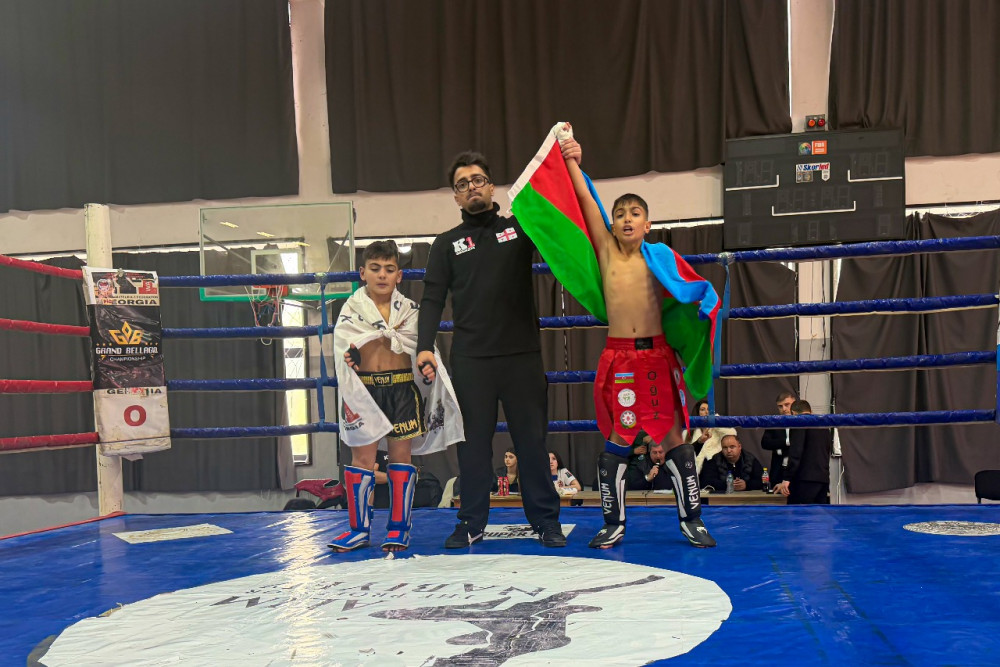 Naxçıvanlı kikbokçulardan 9-u Gürcüstanda keçirilən beynəlxalq turnirin qalibi olub<font color=red> - FOTOLAR</font>